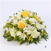 Medium Classic Yellow and White Posy