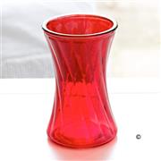 Nigella Glass Vase Red