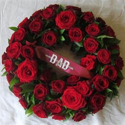 Red Naomi Wreath