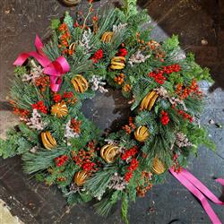 Pretty door wreath